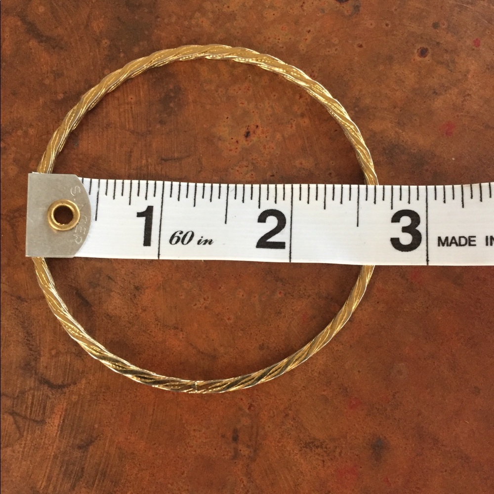 Vintage Gold bracelet with box twist design - Picture 3 of 4